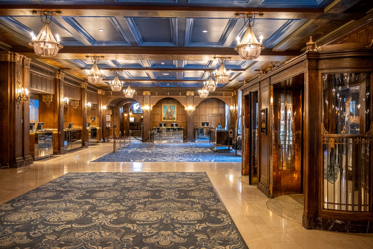 Intérieur du château de Frontenac