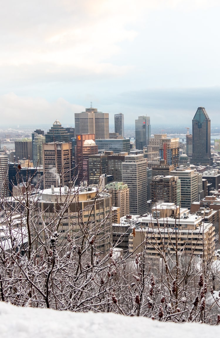 L'hiver à Montréal