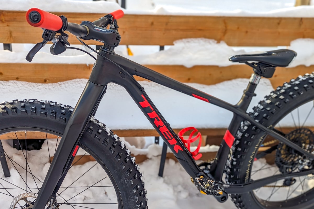 Fatbike dans le parc Jean Drapeau