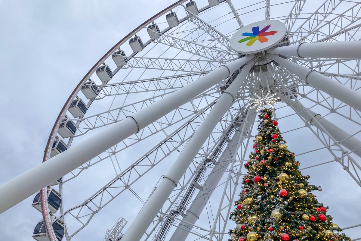 Grande Roue de Montréal en hiver