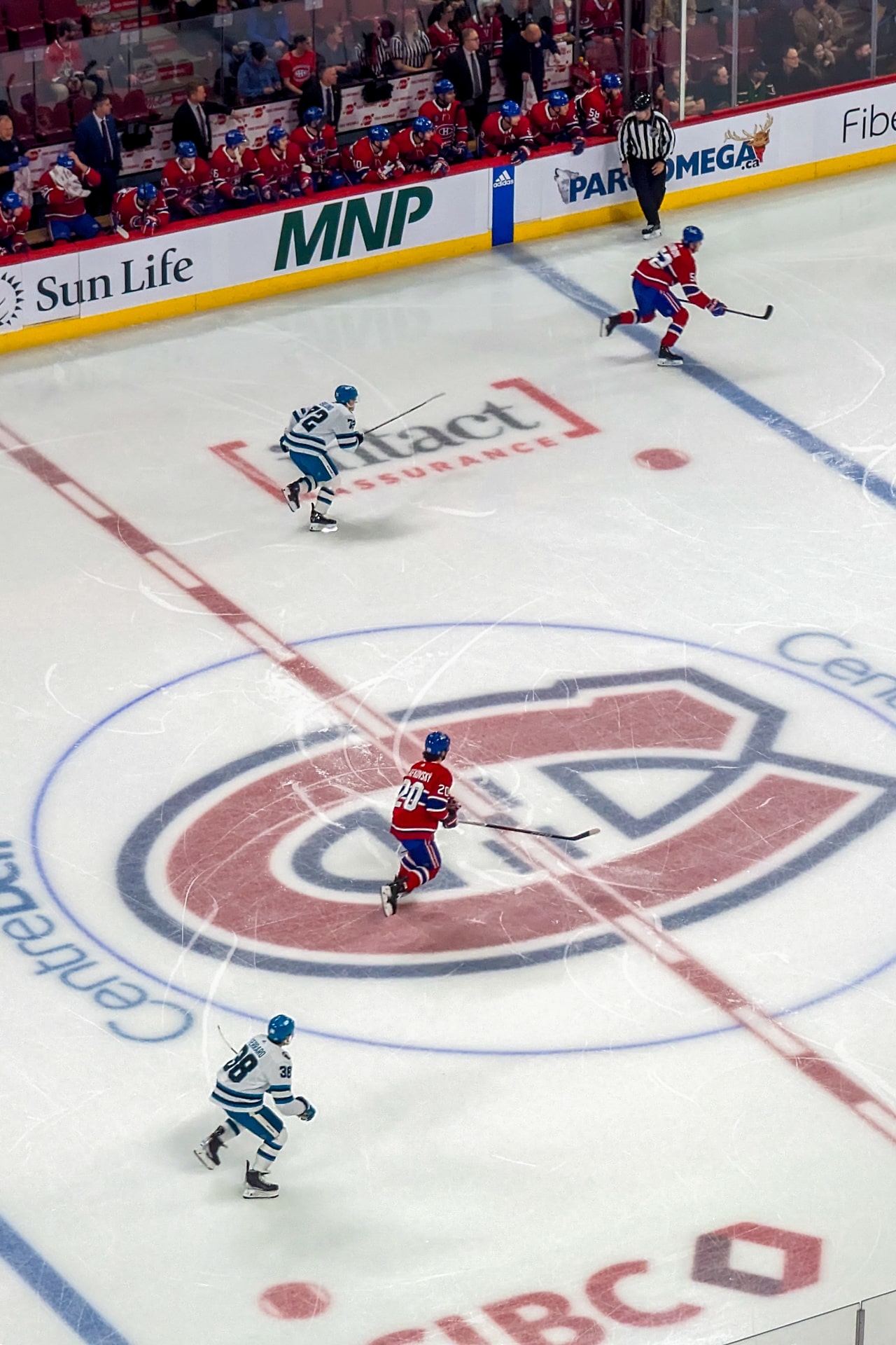 Match de Hockey sur Glace à Montréal