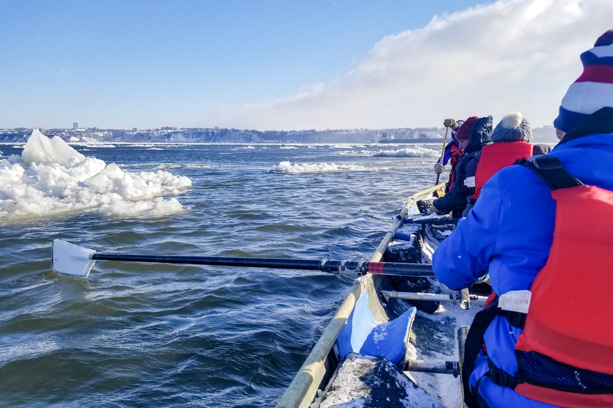 Activité Canot à Glace, Quebec