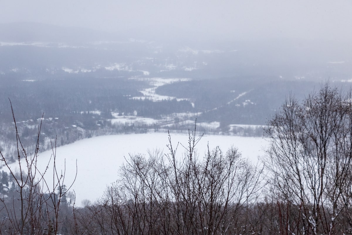 Vue sur le Lac Delage