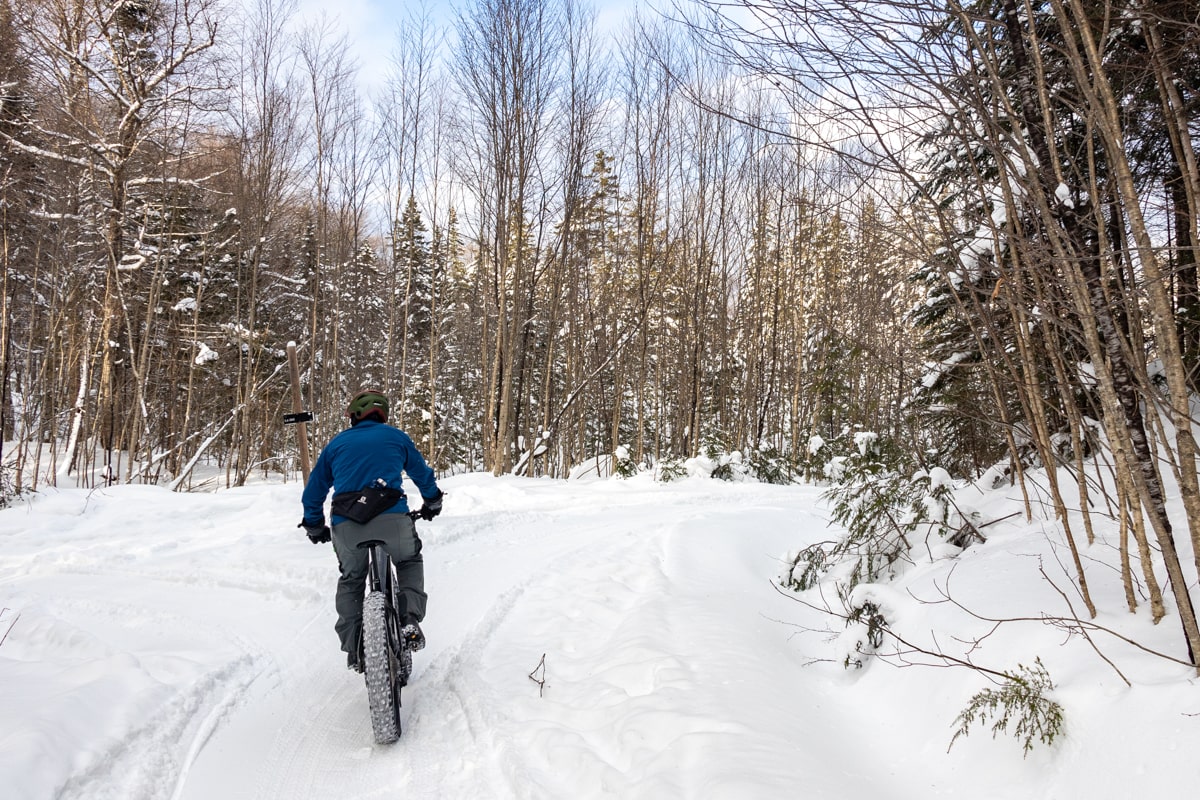 Parcours de la sortie fat bike