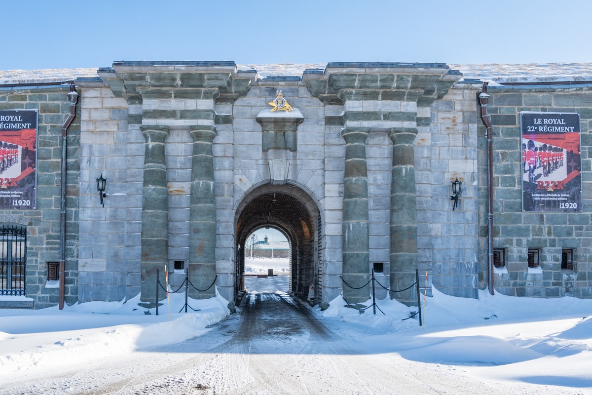 Entrée de la citadelle