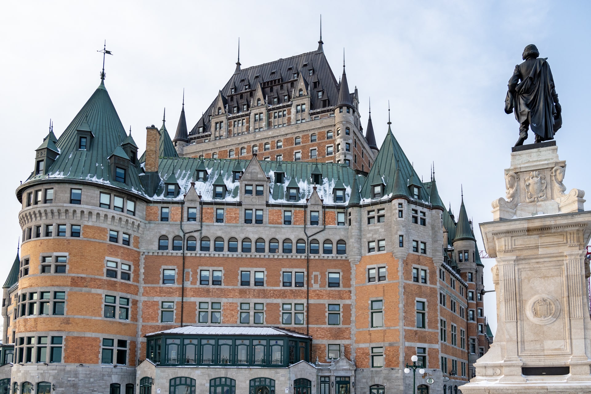 Façade du Château de Frontenac
