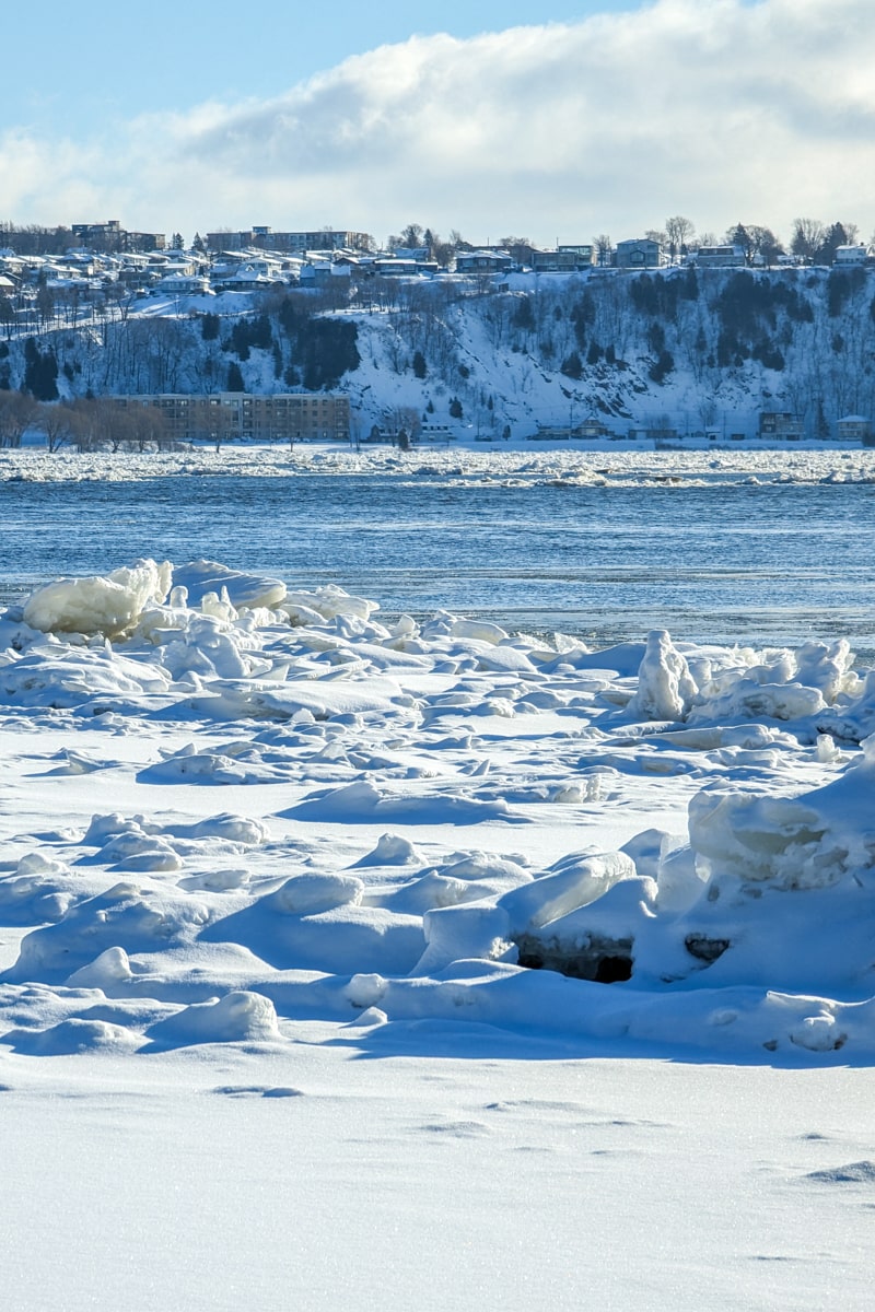 Paysage d'hiver au Quebec