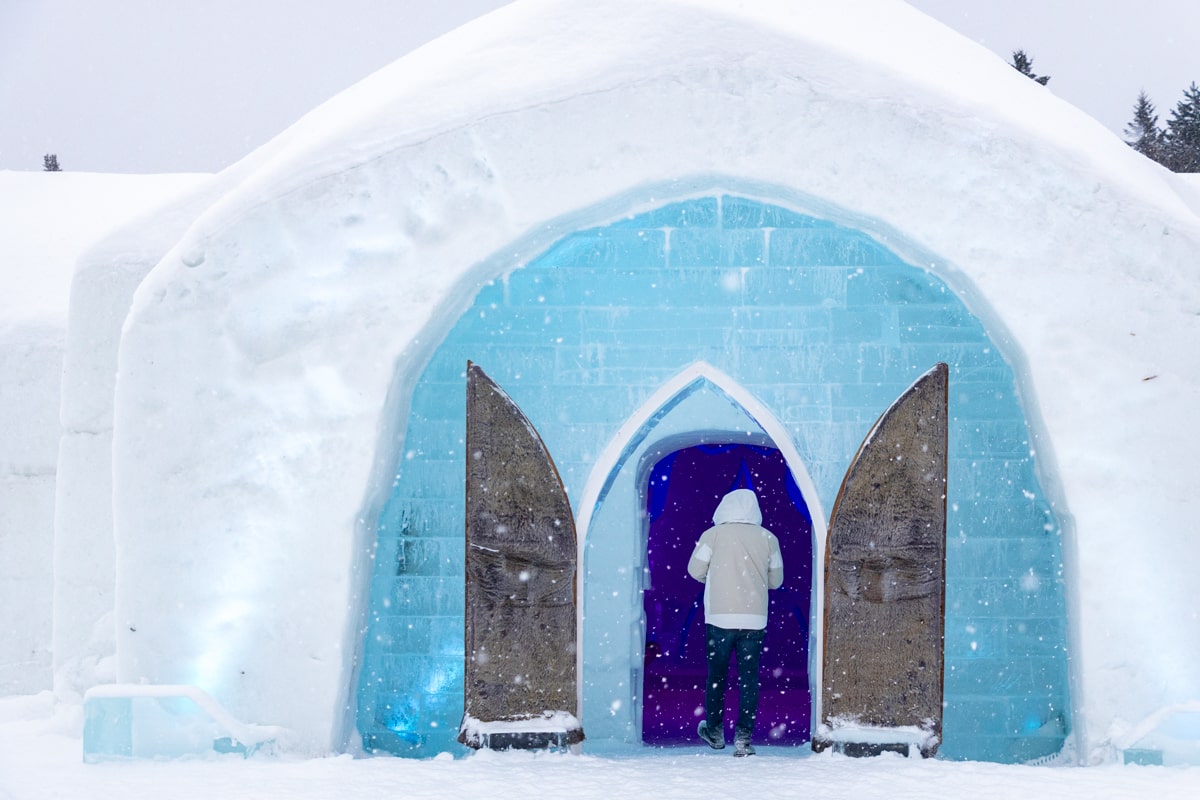 Hôtel de glace, Quebec