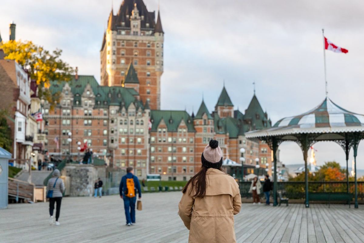 Terrasse Dufferin, château de Frontenac