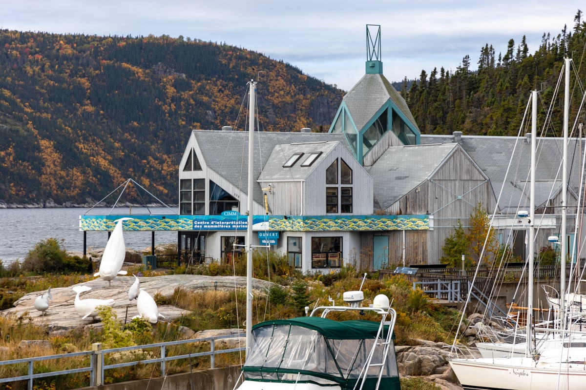 Vue extérieur du Centre d'interprétation des mammifères marins