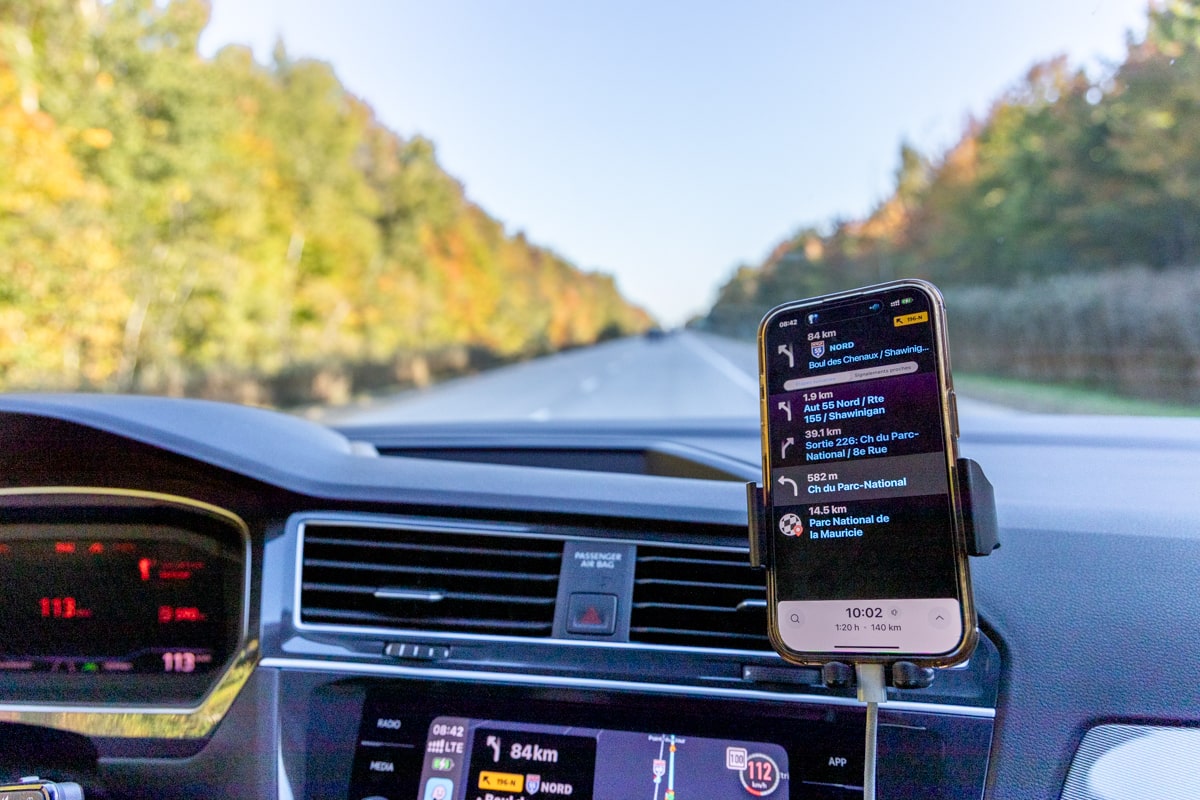 gps pour conduire au Quebec