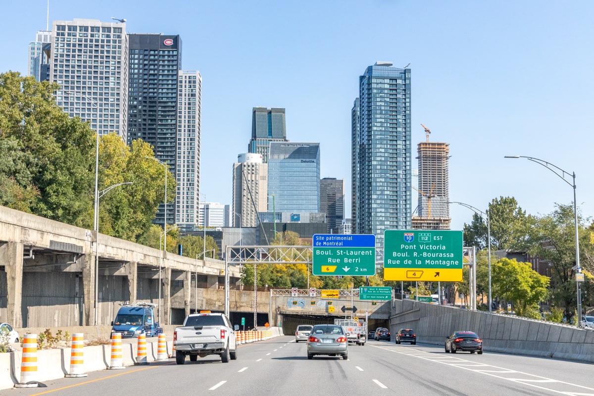 Conduire à Montréal