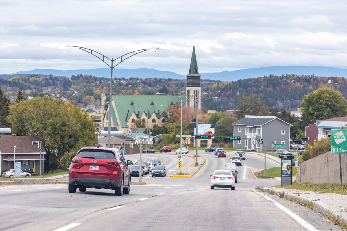 Conduire dans le Saguenay, Quebec