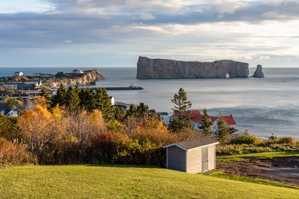 Vue de Percé, Gaspésie