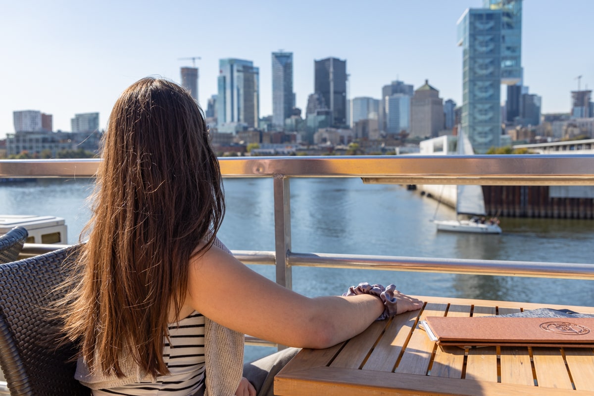 Vue sur Montréal depuis la croisière AML