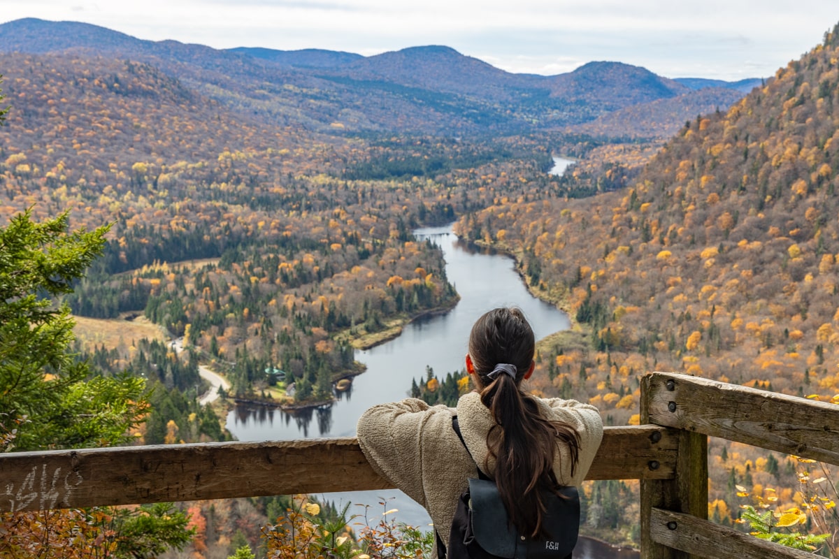 Vue sur le Parc National de la Jacques Cartier