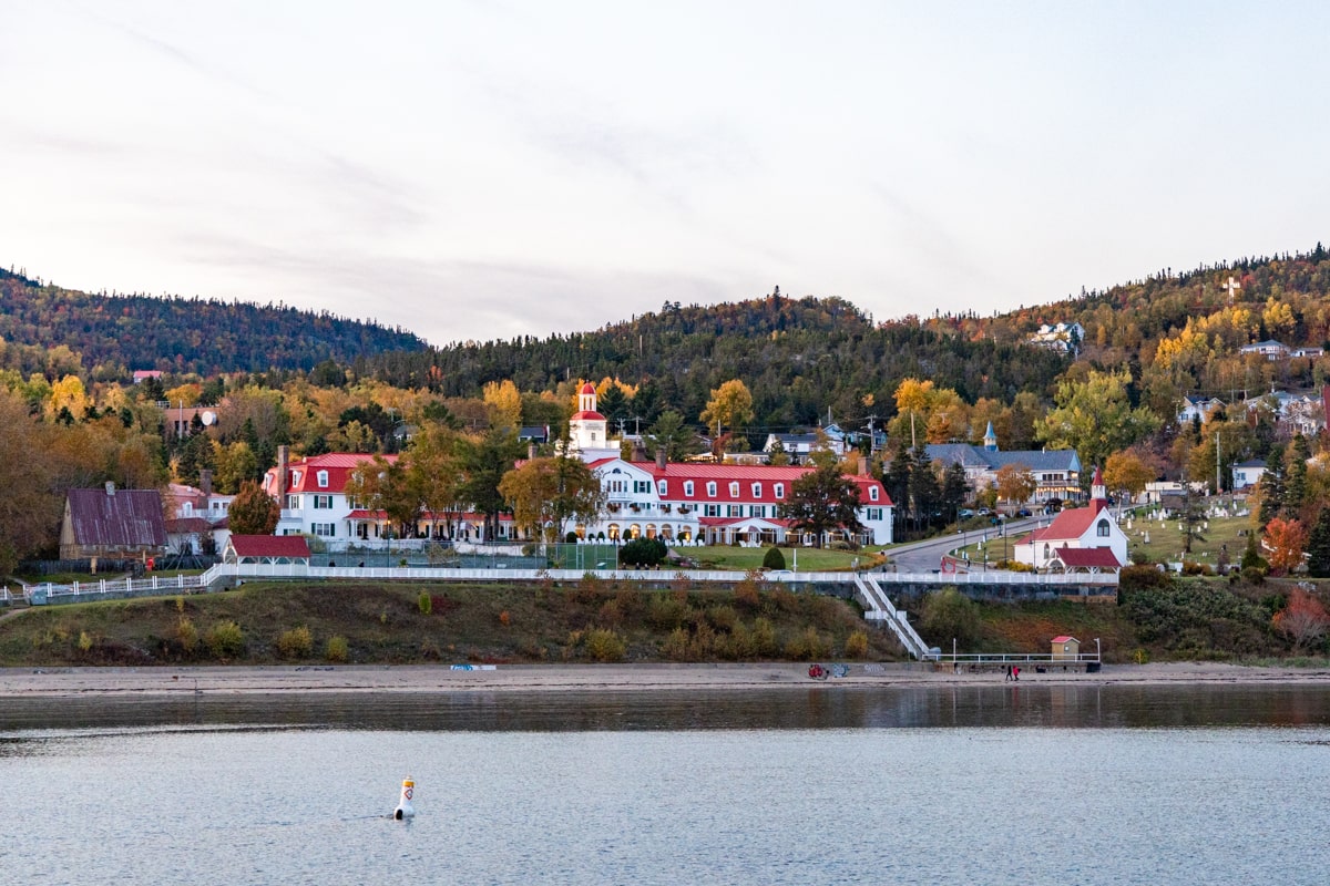 Ville de Tadoussac au Quebec