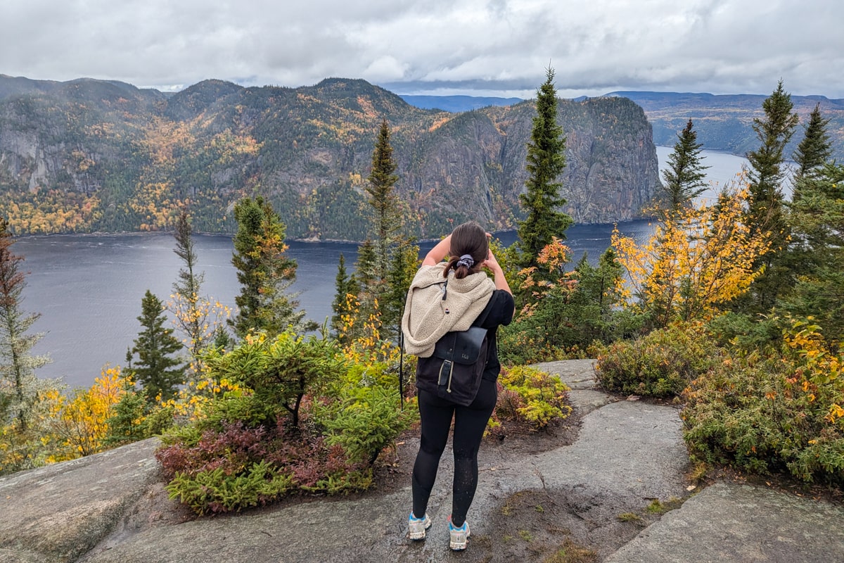 Point de vue du Géant, randonnée dans le fjord du Saguenay