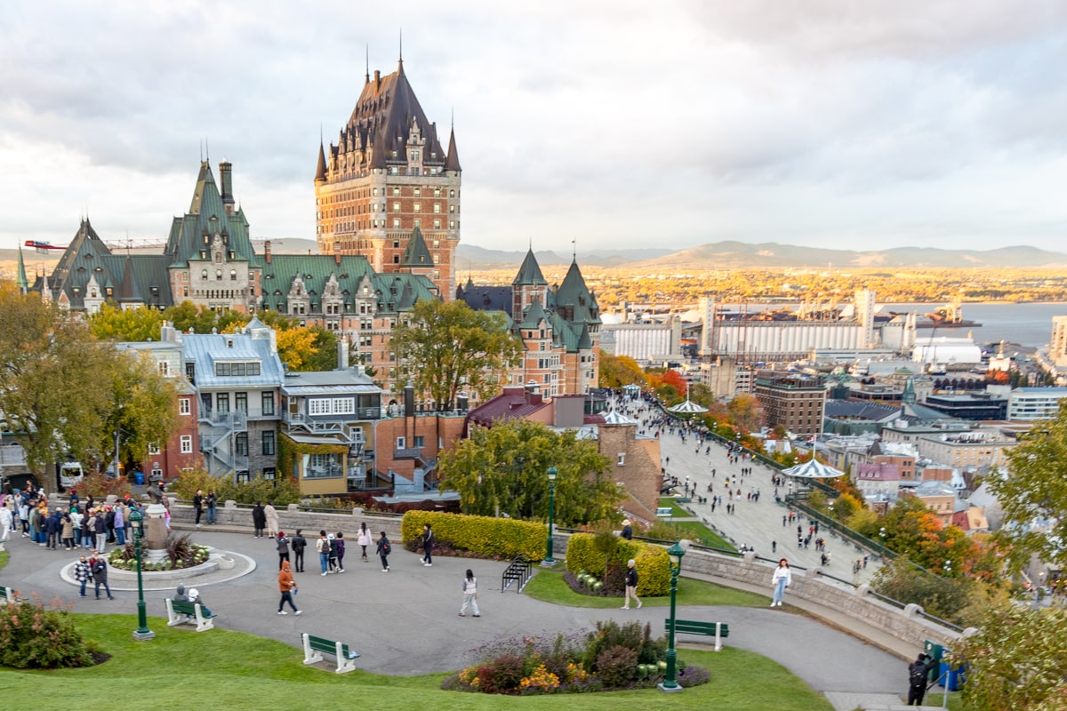 Vue sur la ville de Quebec