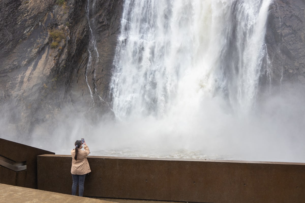 Point de vue le plus bas des Chutes Montmorency