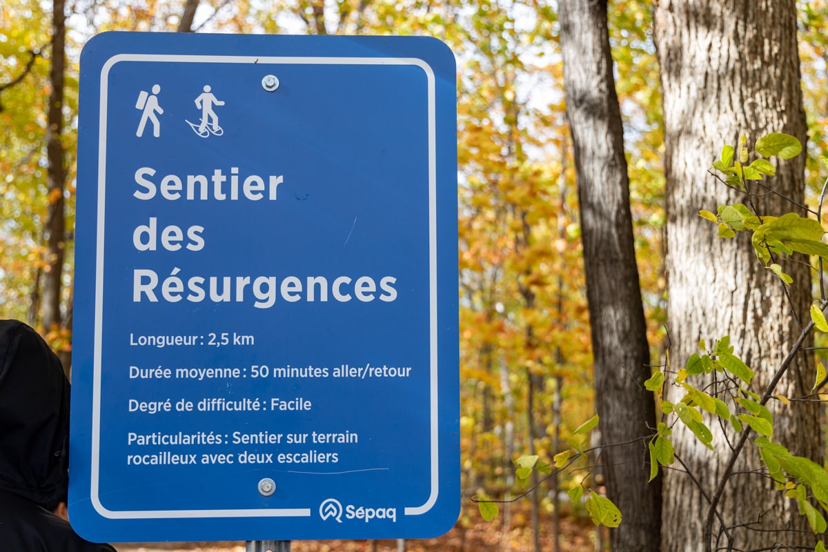 Sentier des Résurgences, Montmorency