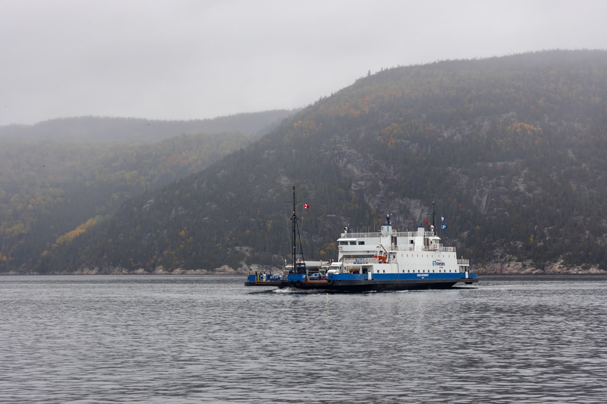 Traversier entre Tadoussac et Baie-Sainte-Catherine