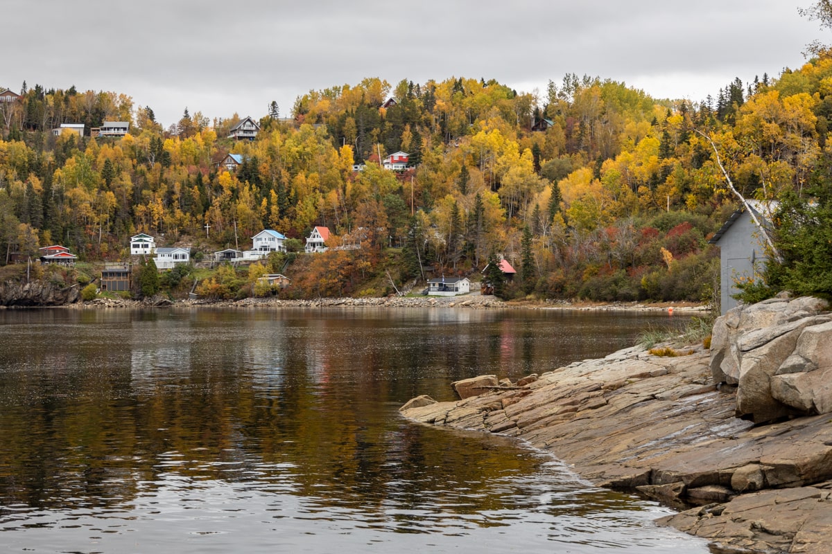 Anse-de-Roche à coté de Sacré-Coeur au Québec