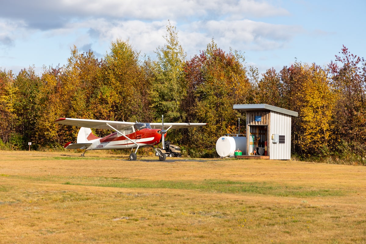 Avion pour survoler Tadoussac au Québec