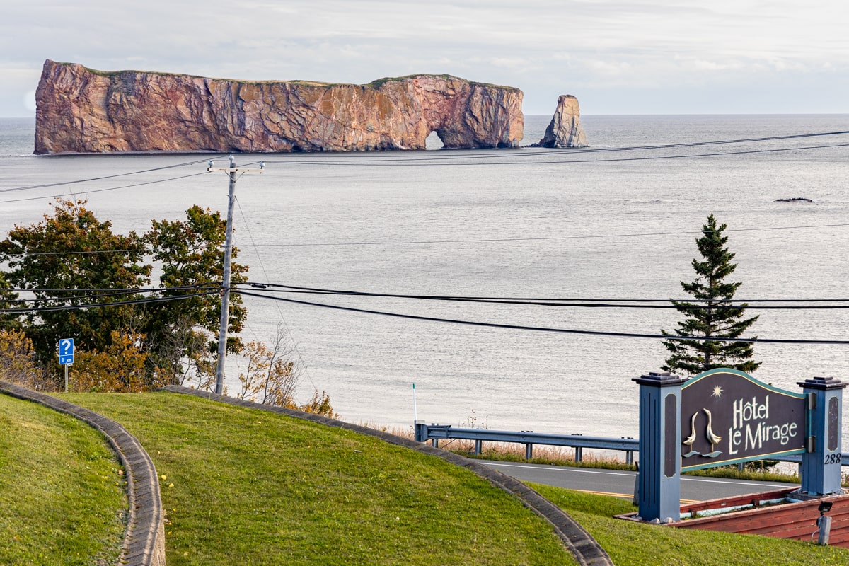 Hôtel Le Mirage à Percé en Gaspésie