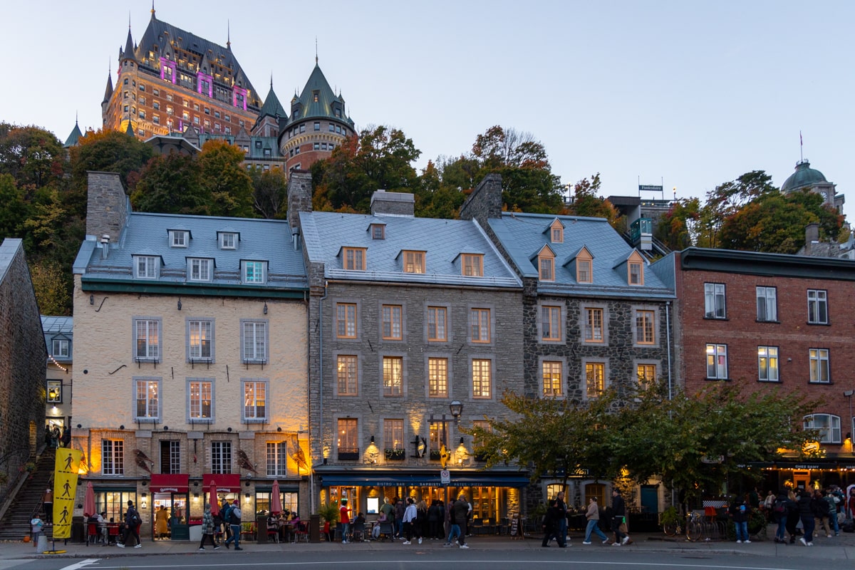 Basse-Ville et le Château Frontenac