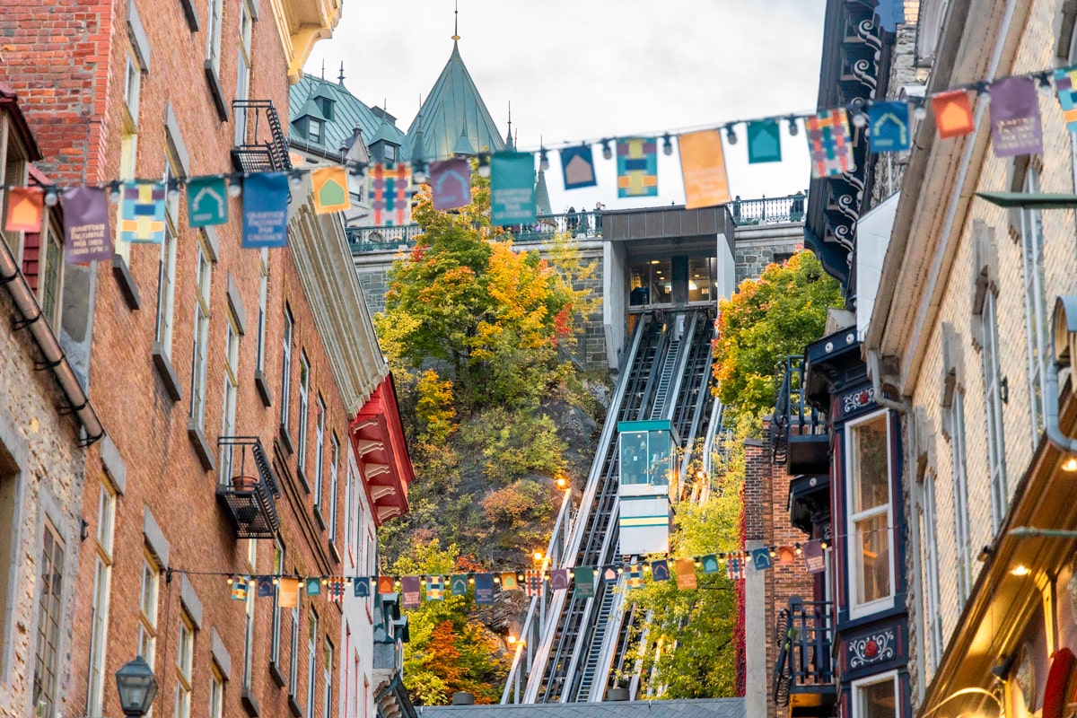 Le funiculaire à Québec