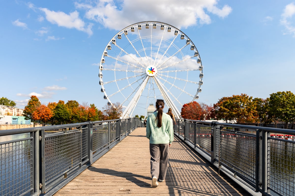 La Grande Roue au Vieux-Port de Montréal