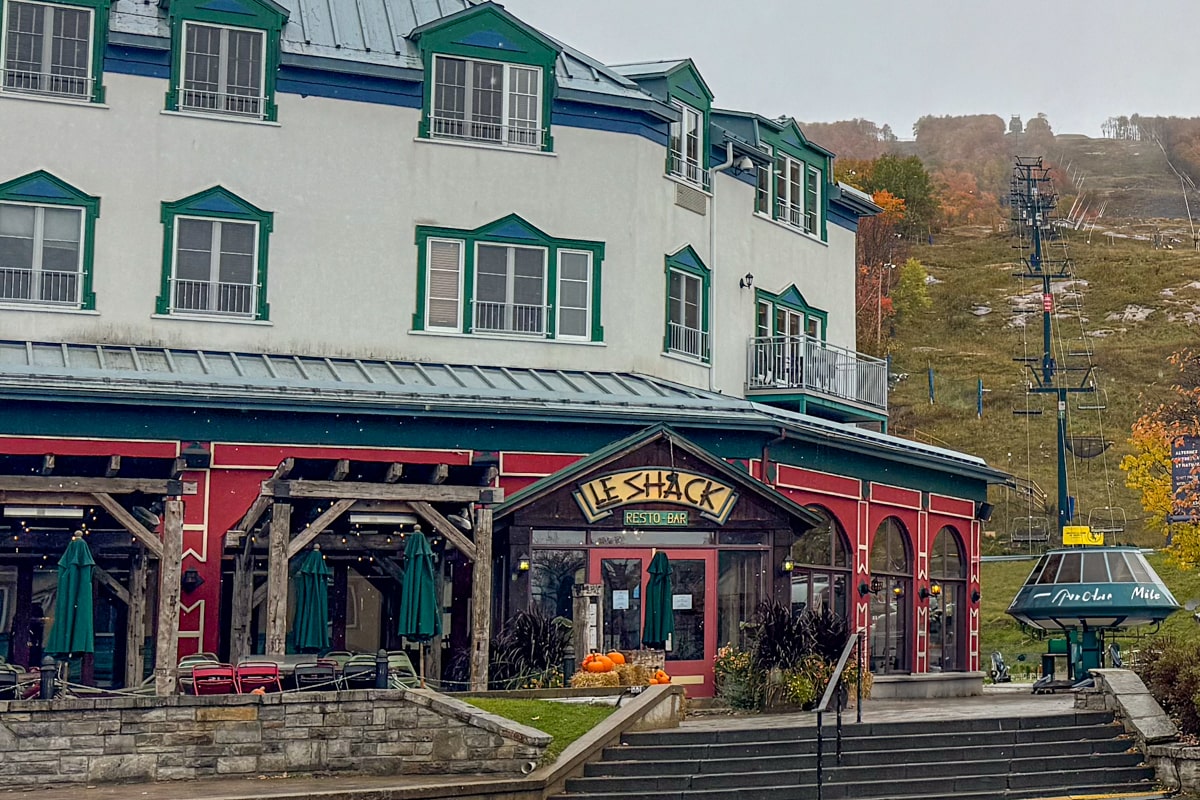 Le restaurant Le Shack à Mont Tremblant