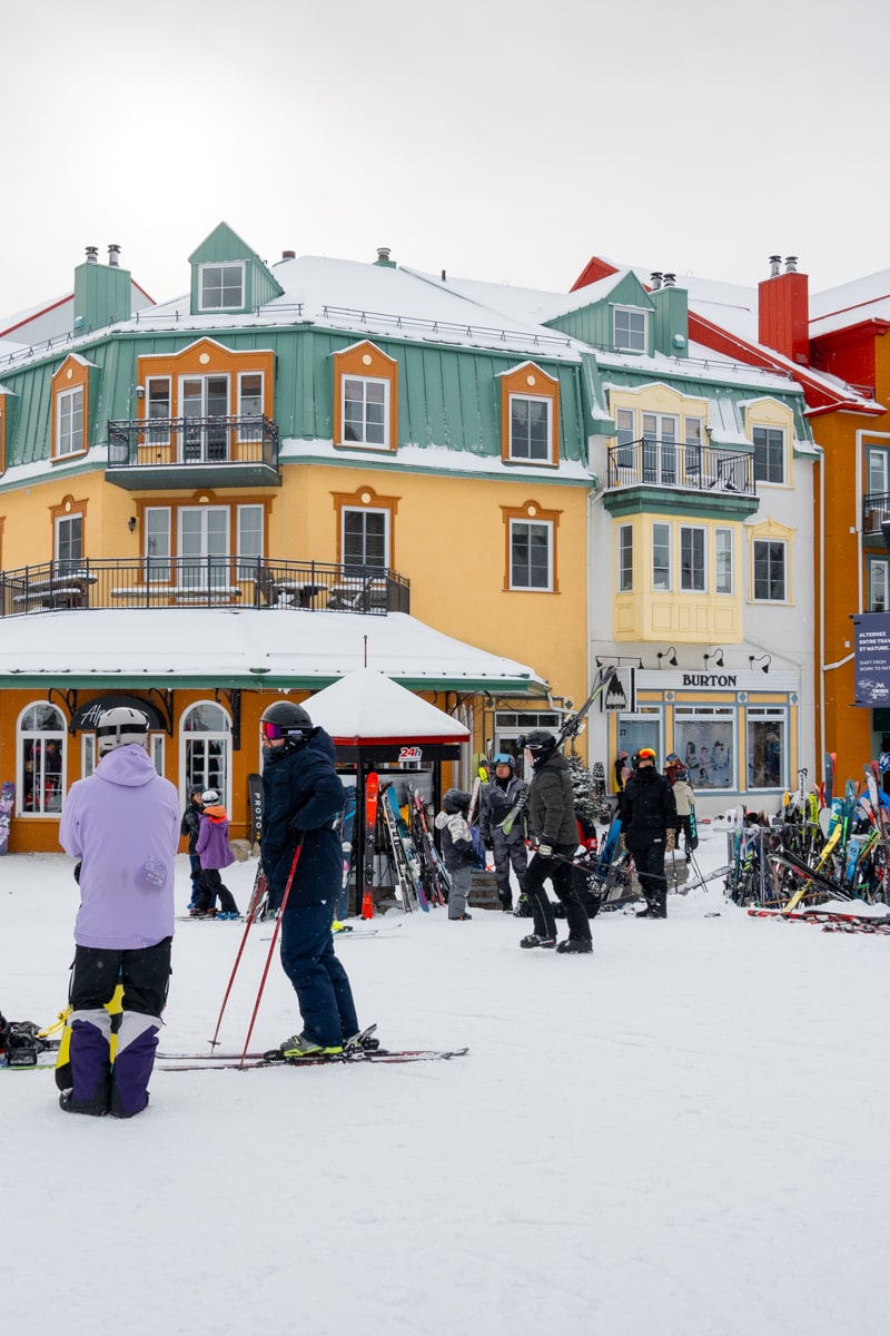 Hiver à la station de ski de Mont Tremblant