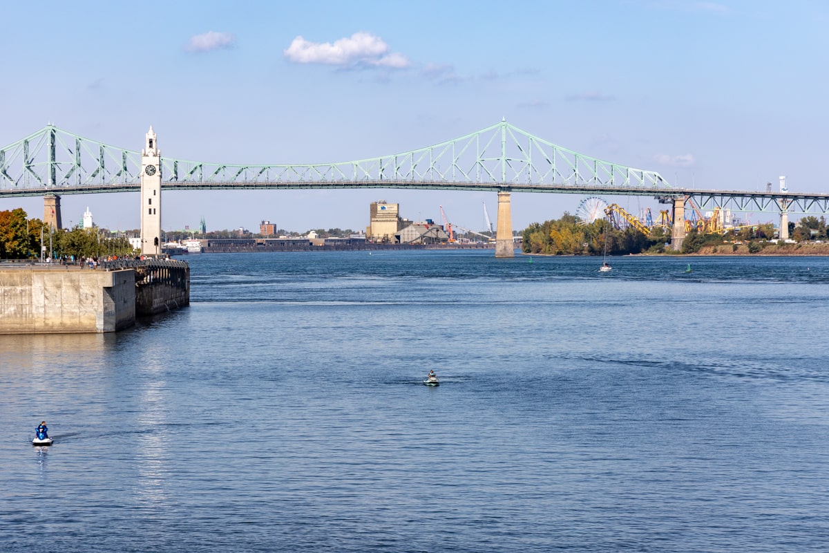 Vue sur le Saint-Laurent en croisière