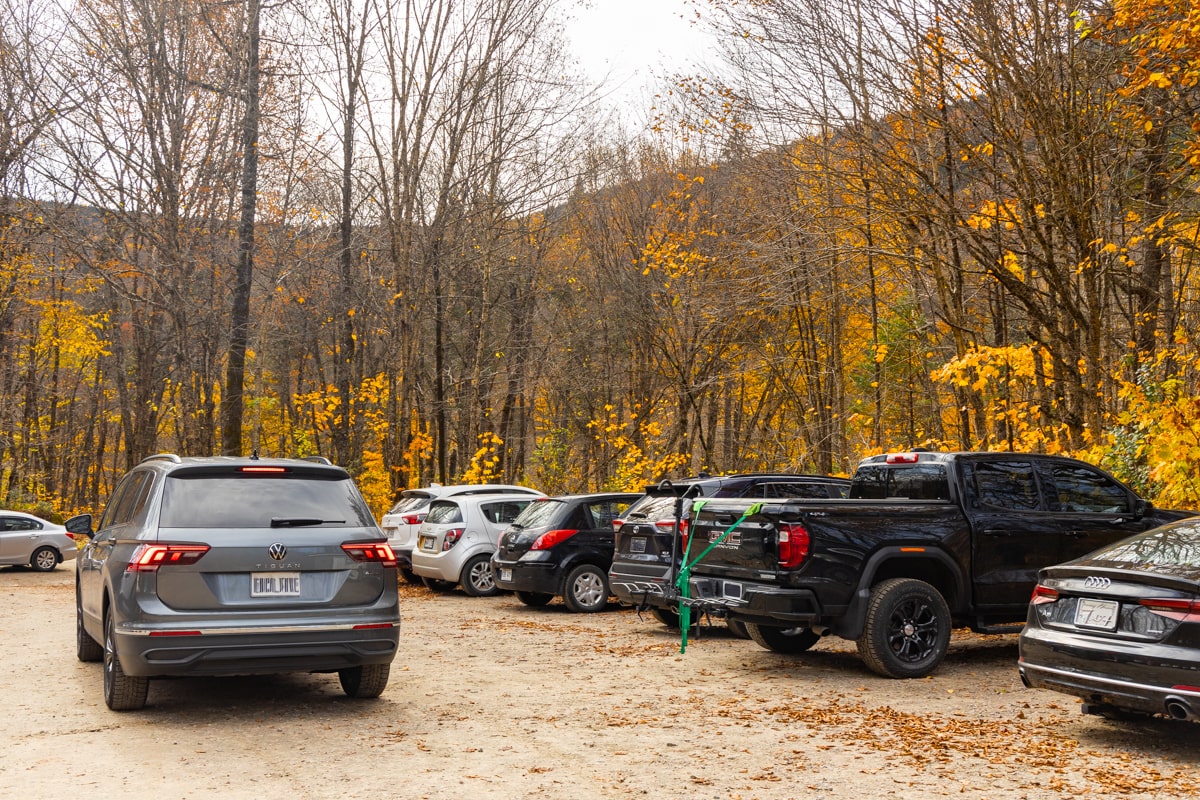 Parking dans le parc