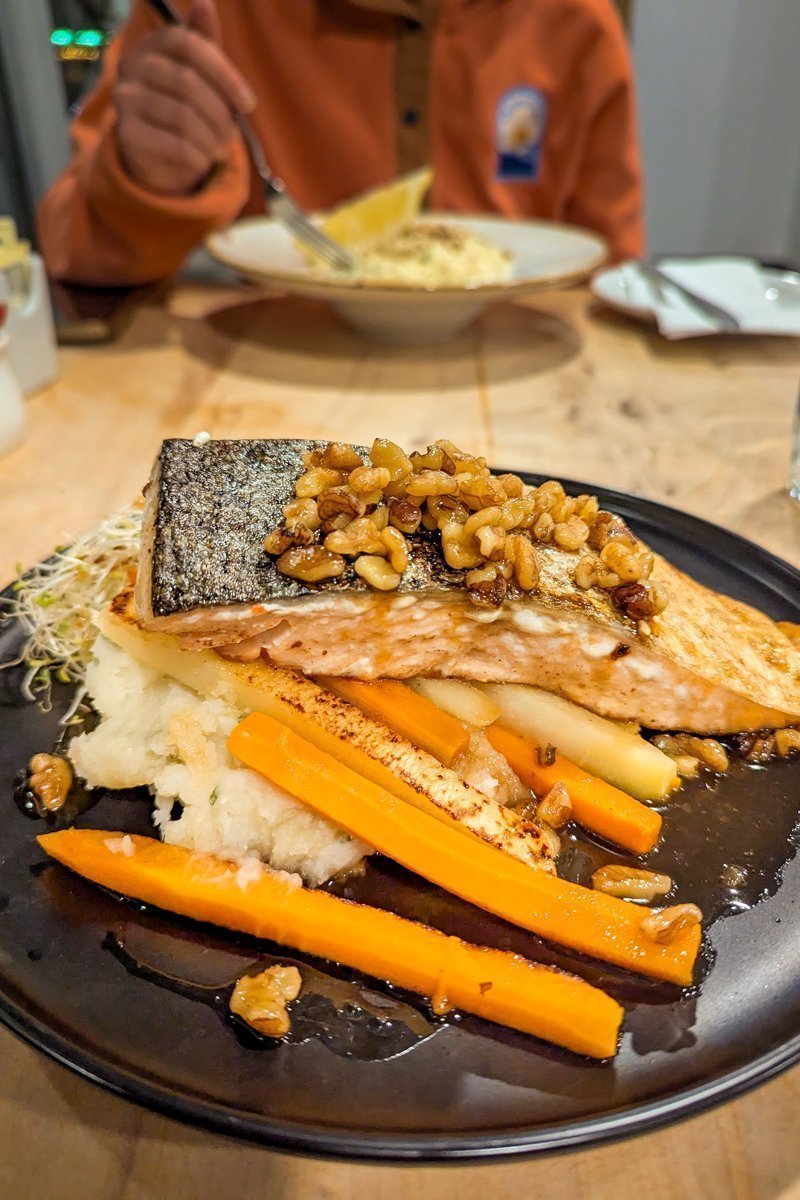 Plat au restaurant du Cap à la Mer