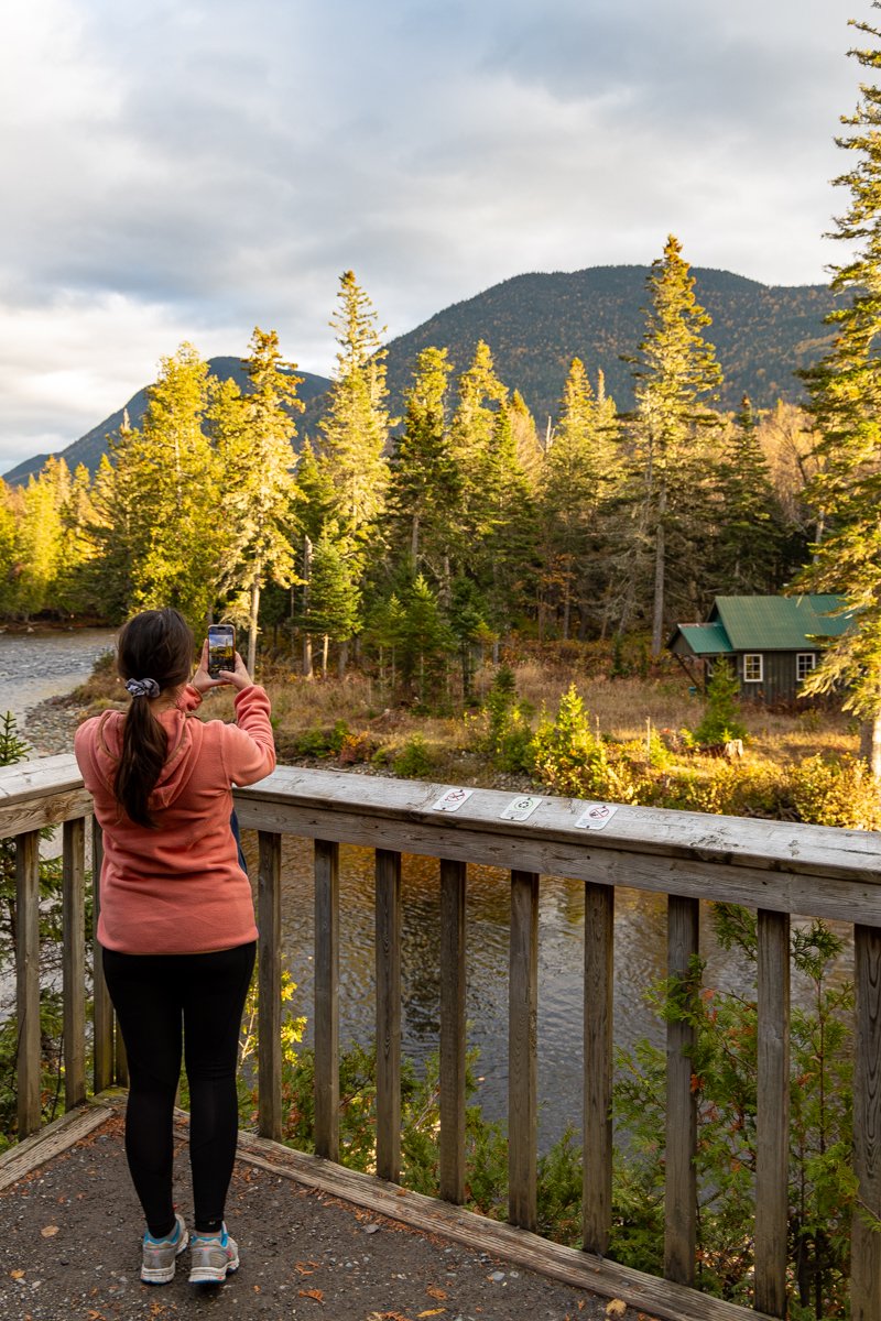 Personne dans le parc national de la Gaspésie
